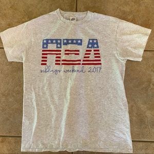 American flag Alpha Xi Delta T-Shirt
